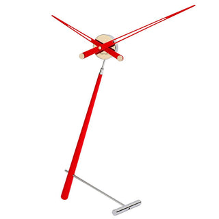 Nomon Puntero orologio da tavolo in legno Rosso - Acquista ora su ShopDecor - Scopri i migliori prodotti firmati NOMON design