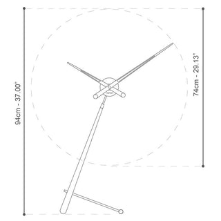 Nomon Puntero orologio da tavolo in legno - Acquista ora su ShopDecor - Scopri i migliori prodotti firmati NOMON design
