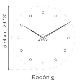 Nomon Rodòn G orologio da parete ottone con lancette noce - Acquista ora su ShopDecor - Scopri i migliori prodotti firmati NOMON design