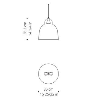 Normann Copenhagen Bell Lamp Small lampada a sospensione diam. 35 cm. - Acquista ora su ShopDecor - Scopri i migliori prodotti firmati NORMANN COPENHAGEN design