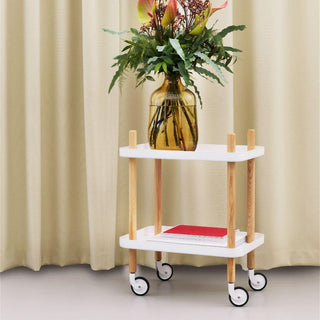 Normann Copenhagen Block tavolino 50x35 cm. con gambe in frassino naturale - Acquista ora su ShopDecor - Scopri i migliori prodotti firmati NORMANN COPENHAGEN design