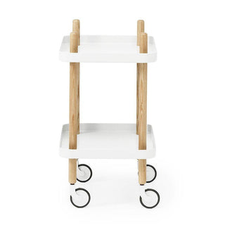 Normann Copenhagen Block tavolino 50x35 cm. con gambe in frassino naturale - Acquista ora su ShopDecor - Scopri i migliori prodotti firmati NORMANN COPENHAGEN design