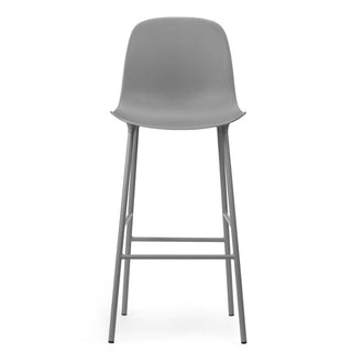 Normann Copenhagen Form sgabello alto in acciaio con seduta in polipropilene h. 75 cm. - Acquista ora su ShopDecor - Scopri i migliori prodotti firmati NORMANN COPENHAGEN design