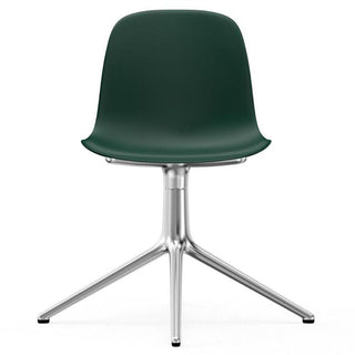 Normann Copenhagen Form sedia girevole in polipropilene con 4 gambe alluminio - Acquista ora su ShopDecor - Scopri i migliori prodotti firmati NORMANN COPENHAGEN design