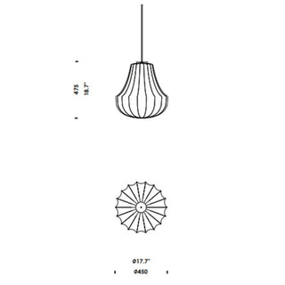 Normann Copenhagen Phantom Lamp Small lampada a sospensione diam. 45 cm. - Acquista ora su ShopDecor - Scopri i migliori prodotti firmati NORMANN COPENHAGEN design