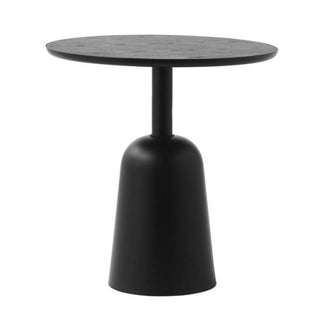 Normann Copenhagen Turn tavolino regolabile in acciaio diam. 55 cm. con piano in frassino - Acquista ora su ShopDecor - Scopri i migliori prodotti firmati NORMANN COPENHAGEN design