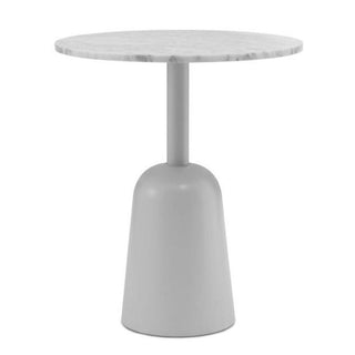 Normann Copenhagen Turn tavolino regolabile in acciaio diam. 55 cm. con piano in marmo - Acquista ora su ShopDecor - Scopri i migliori prodotti firmati NORMANN COPENHAGEN design