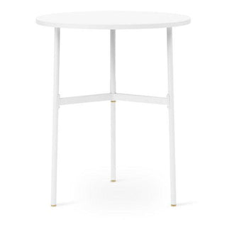 Normann Copenhagen Union tavolo con piano laminato diam.80 cm, h. 95.5 cm e gambe in acciaio - Acquista ora su ShopDecor - Scopri i migliori prodotti firmati NORMANN COPENHAGEN design
