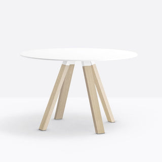 Pedrali Arki-table Compact diam.139 cm. stratificato bianco Acquista i prodotti di PEDRALI su Shopdecor