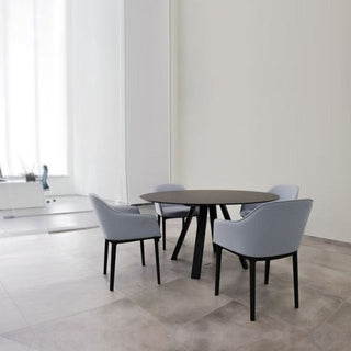 Pedrali Arki-table Fenix diam.159 cm. stratificato nero Acquista i prodotti di PEDRALI su Shopdecor