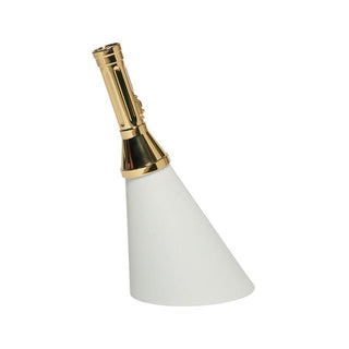 Qeeboo Flash Lamp Metal Finish With Rechargeable Led lampada da terra/tavolo portatile Oro - Acquista ora su ShopDecor - Scopri i migliori prodotti firmati QEEBOO design