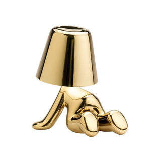 Qeeboo Golden Brothers Ron lampada da tavolo LED portatile - Acquista ora su ShopDecor - Scopri i migliori prodotti firmati QEEBOO design