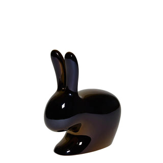 Qeeboo Rabbit Chair sedia metallizzata a forma di coniglio Qeeboo Perla nera - Acquista ora su ShopDecor - Scopri i migliori prodotti firmati QEEBOO design