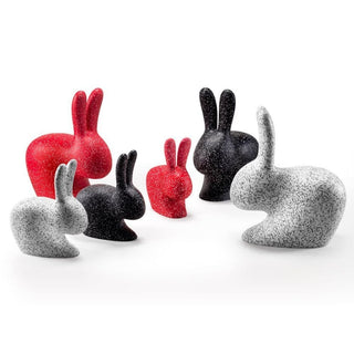 Qeeboo Rabbit Chair Baby Dots sedia per bambini a forma di coniglio Acquista i prodotti di QEEBOO su Shopdecor