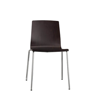Scab Alice Chair sedia con gambe cromate e scocca tecnopolimero Scab Antracite 81 - Acquista ora su ShopDecor - Scopri i migliori prodotti firmati SCAB design