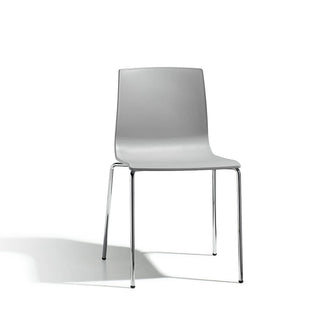 Scab Alice Chair sedia con gambe cromate e scocca tecnopolimero Scab Grigio chiaro 82 - Acquista ora su ShopDecor - Scopri i migliori prodotti firmati SCAB design