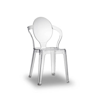 Scab Spoon sedia Policarbonato by Roberto Semprini Scab Trasparente 100 - Acquista ora su ShopDecor - Scopri i migliori prodotti firmati SCAB design
