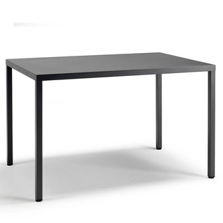 Scab Summer tavolo rettangolare 120 x 80 cm by Roberto Semprini Scab Antracite VA Acquista i prodotti di SCAB su Shopdecor