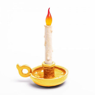 Seletti Bugia Lamp Gold lampada da tavolo portatile oro Acquista i prodotti di SELETTI su Shopdecor