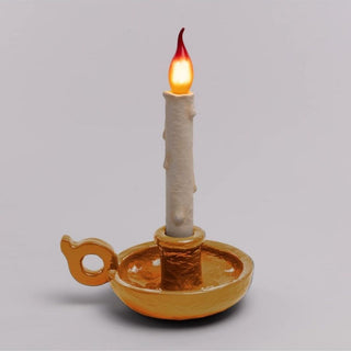 Seletti Bugia Lamp Gold lampada da tavolo portatile oro Acquista i prodotti di SELETTI su Shopdecor