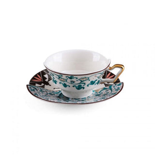 Seletti Hybrid 2.0 tazza tè in porcellana Aspero con piattino Acquista i prodotti di SELETTI su Shopdecor