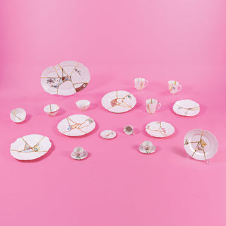 Seletti Kintsugi insalatiera in porcellana/oro 24 carati mod. 3 - Acquista ora su ShopDecor - Scopri i migliori prodotti firmati SELETTI design