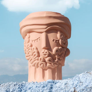 Seletti Magna Graecia Man vaso in terracotta h. 33 cm. - Acquista ora su ShopDecor - Scopri i migliori prodotti firmati SELETTI design