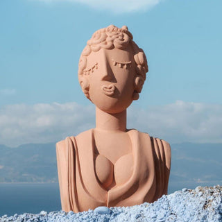 Seletti Magna Graecia Poppea busto in terracotta - Acquista ora su ShopDecor - Scopri i migliori prodotti firmati SELETTI design
