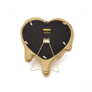 Seletti Melted Heart specchio/cornice oro - Acquista ora su ShopDecor - Scopri i migliori prodotti firmati SELETTI design