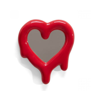 Seletti Melted Heart specchio/cornice rosso Acquista i prodotti di SELETTI su Shopdecor