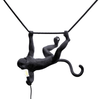 Seletti The Monkey Lamp Swing lampada a sospensione nero - Acquista ora su ShopDecor - Scopri i migliori prodotti firmati SELETTI design