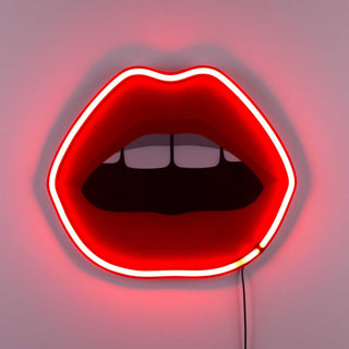 Seletti Blow Neon Lamp Mouth lampada da parete LED Acquista i prodotti di SELETTI su Shopdecor