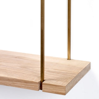 Serax Daysign Hang Rack mensola legno/ottone h. 45 cm. Acquista i prodotti di SERAX su Shopdecor