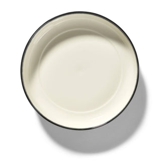 Serax Dé piatto fondo diam. 24 cm. off white/black var D Acquista i prodotti di SERAX su Shopdecor