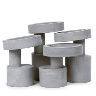Serax FCK vaso h. 31 cm. cemento Acquista i prodotti di SERAX su Shopdecor