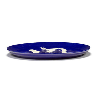 Serax Feast piatto servire L diam. 44.5 cm. blue - pepper white - Acquista ora su ShopDecor - Scopri i migliori prodotti firmati SERAX design