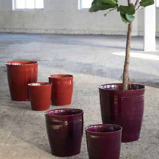 Serax Glazed Shades vaso fiori melanzana Acquista i prodotti di SERAX su Shopdecor