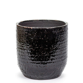 Serax Glazed Shades vaso fiori S nero-marrone h. 30 cm. - Acquista ora su ShopDecor - Scopri i migliori prodotti firmati SERAX design
