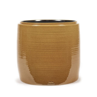 Serax Glazed Shades vaso fiori rotondo miele grande Acquista i prodotti di SERAX su Shopdecor