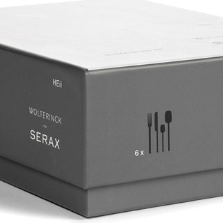 Serax Heii set 24 posate acciaio Antracite Acquista i prodotti di SERAX su Shopdecor