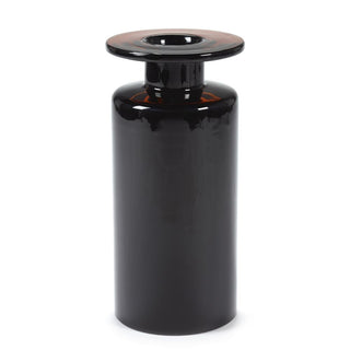 Serax Wind & Fire vaso grande nero e marrone scuro Acquista i prodotti di SERAX su Shopdecor