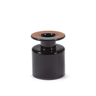Serax Wind & Fire vaso piccolo nero e marrone scuro - Acquista ora su ShopDecor - Scopri i migliori prodotti firmati SERAX design