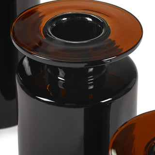 Serax Wind & Fire vaso grande nero e marrone scuro Acquista i prodotti di SERAX su Shopdecor