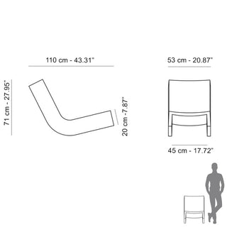 Slide Twist Chaise longue in Polietilene by Prospero Rasulo - Acquista ora su ShopDecor - Scopri i migliori prodotti firmati SLIDE design