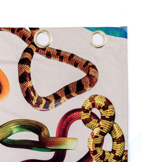 Seletti Toiletpaper Curtain Snakes White tenda serpenti - Acquista ora su ShopDecor - Scopri i migliori prodotti firmati TOILETPAPER HOME design