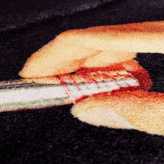 Seletti Toiletpaper Rectangular Rug Lipsticks Black tappeto rossetti 200x280 cm. - Acquista ora su ShopDecor - Scopri i migliori prodotti firmati TOILETPAPER HOME design