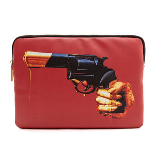Seletti Toiletpaper Laptop Bag Revolver custodia pc revolver Acquista i prodotti di TOILETPAPER HOME su Shopdecor