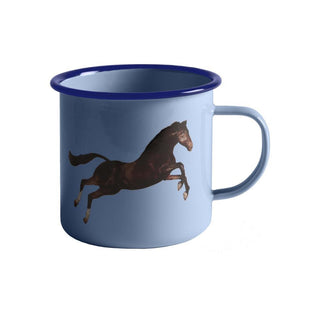 Seletti Toiletpaper mug azzurro cavallo - Acquista ora su ShopDecor - Scopri i migliori prodotti firmati TOILETPAPER HOME design