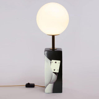 Seletti Toiletpaper Table Lamp Two of Spades lampada da tavolo due di picche - Acquista ora su ShopDecor - Scopri i migliori prodotti firmati TOILETPAPER HOME design
