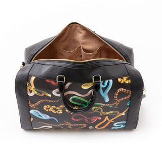 Seletti Toiletpaper Travel Travel Bag Snakes borsa da viaggio serpenti - Acquista ora su ShopDecor - Scopri i migliori prodotti firmati TOILETPAPER HOME design